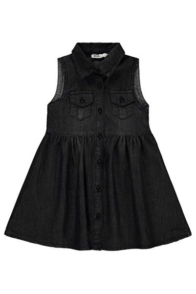 Civil Girls Civil Grils Cepli 2-5 Yaş Elbise - Siyah 2-3 Yaş