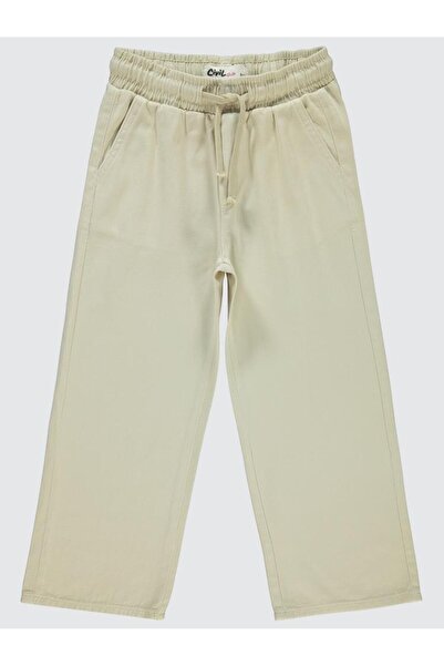 Civil Girls Bol Paça 6-9 Yaş Pantolon - Bej7-8 Yaş