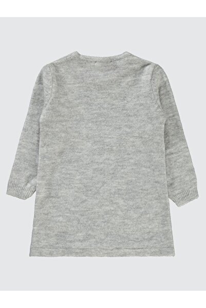 Civil Girls Unicorn Desenli 2-5 Yaş Elbise - Gri 5-6 Yaş