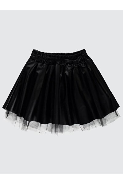 Civil Girls Plain Skirt for 2-5 Years Old - Black5-6 Years Old