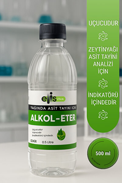 elischem Zeytinyağı Tayini için Alkol- Eter 500 ml