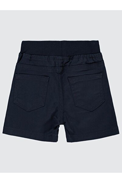 Civil Baby Ribbed Lace-Up Shorts for 6-18 Months - Navy Blue6-9 Months