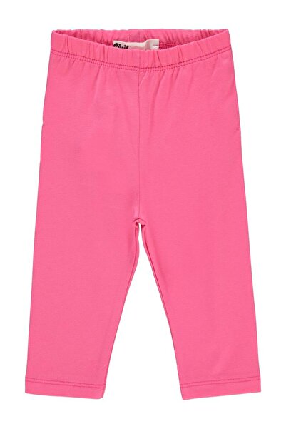 Civil Baby Düz Model Yan Dikişsiz 6-18 Ay Uzun Tayt - Pembe 6-9 Ay
