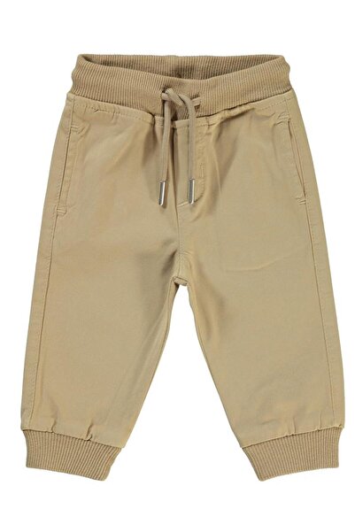 Civil Boys Civil Baby Bel ve Paça Ribanalı 6-18 Ay Pantolon - Bej6-9 Ay