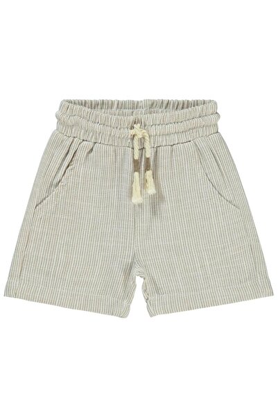 Civil Baby Striped 6-18 Months Shorts - Beige6-9 Months