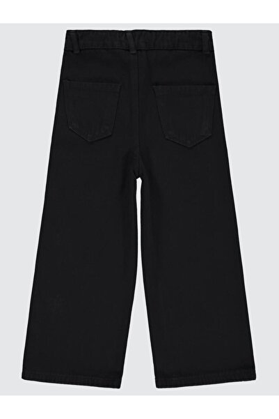 Civil Girls Kız Çocuk Pantolon 6-9 Yaş Siyah
