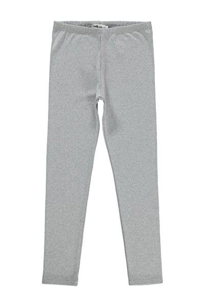 Civil Girls Plain Leggings for Ages 10-13 - Gray 12-13 Years Old