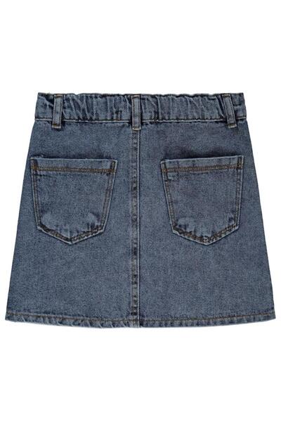 Civil Girls Kız Çocuk Etek 6-9 Yaş Mavi