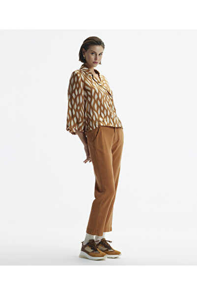 Yargıcı Düz Kesim Duble Paça Bağ Detaylı Pantolon