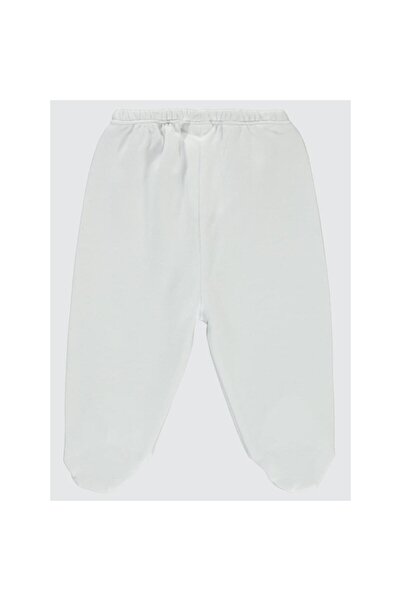 Civil Baby Beli Lastikli 0-9 Ay Unisex Patikli Tek Alt - Beyaz 1-3 Ay