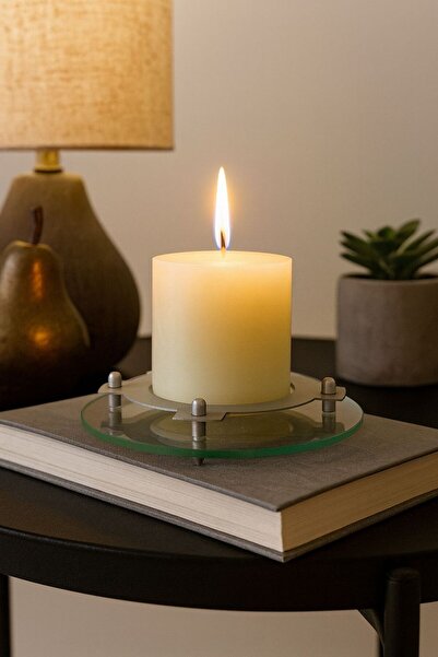 naturelove Dekoratif Stand Metal Ayaklı Mum, Ev Ofis Kullanıma Uygun Standlı ...