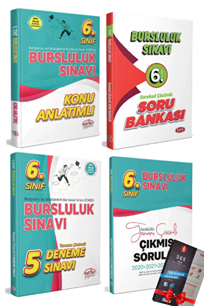 Editör Yayınevi 2024 Editör Yayınları Bursluluk Sınavı 6. Sınıf Konu Anlatım+Soru Bankası+Deneme+Çıkmış Sorular