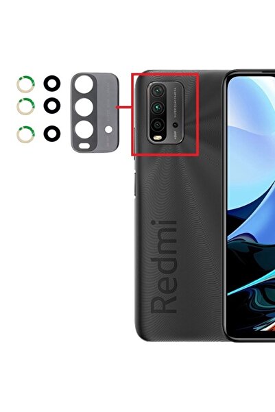 Fodos Xiaomi Redmi 9t Kamera Lensi Camı Full M2010j19sg M2010j19sy Siyah