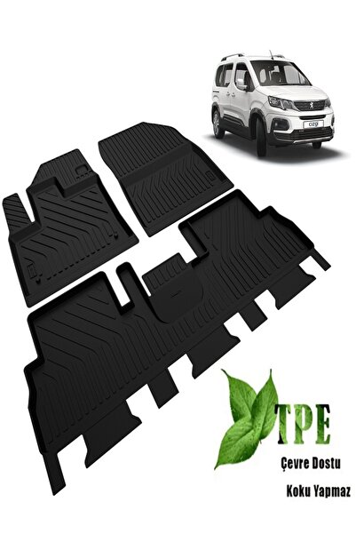 Dbc Online Peugeot Rifter Havuzlu Paspas 2020 2021 2022 2023 2024 2025 Kokusuz Yumuşak Active Allure Gt Line