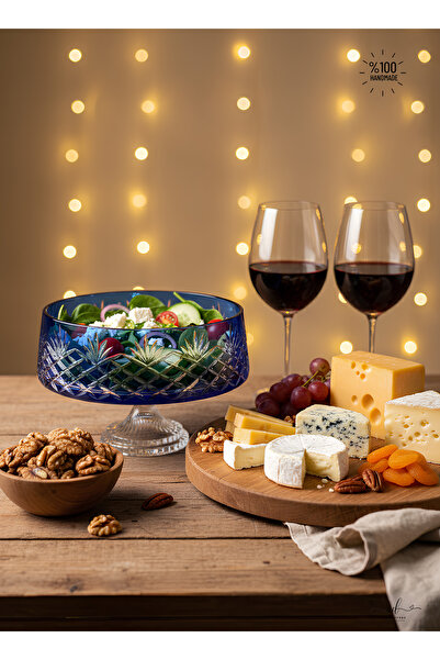 Paşabahçe DEKORLU EL İŞÇİLİĞİ KRİSTAL KESME 24 CM KASE