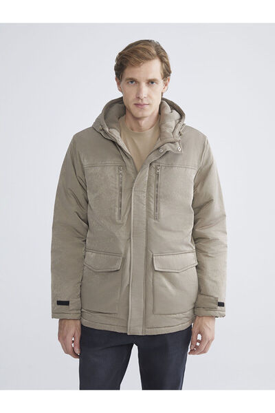 LC Waikiki New Season Standard Fit Hooded Men's Coat