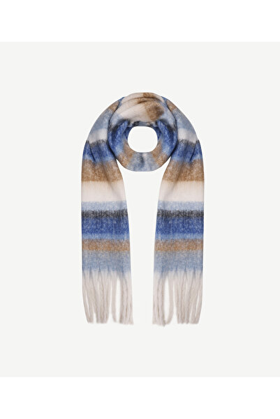 Yargıcı Kalın Çizgili Şal
