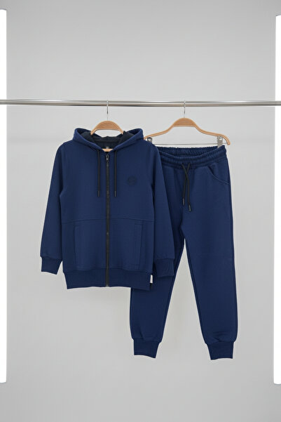 Z B Bebe Okul Takımı Fermuarlı Hırka ve Eşofman Altı Takım (7-14 Yaş)