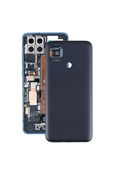 Xiaomi Redmi 9C Uyumlu Arka Pil Batarya Kapağı M2006C3MG M2006C3MT Siyah