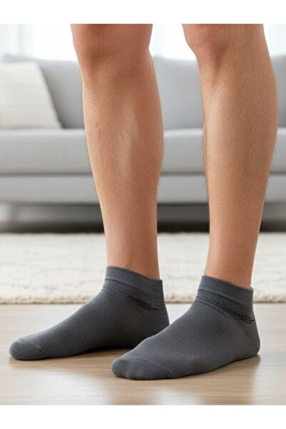 AKSU ÇORAP Strip Four Seasons Bamboo Men's Booties Socks