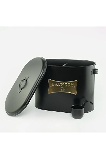 Laundry Metal 2 Bölmeli Deterjan Kutusu Lr040