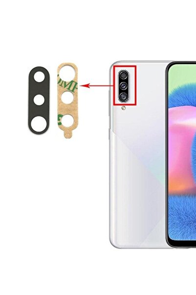 Fodos Samsung Galaxy A30S Rear Camera Glass Lens with Adhesive Outer Glass Co...