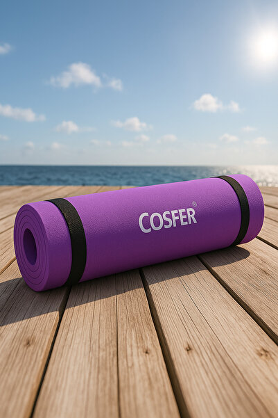 Cosfer 6,5 Mm Pilates Ve Yoga Minderi Mor - 1 6,5 Mm Pilates Ve Yoga Minderi Mor