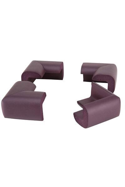 Miningaa 4 Pieces Corner Protector Cushion Pure Rubber Table Coffee Table Edge Corner Protector Child Baby Safety Protection