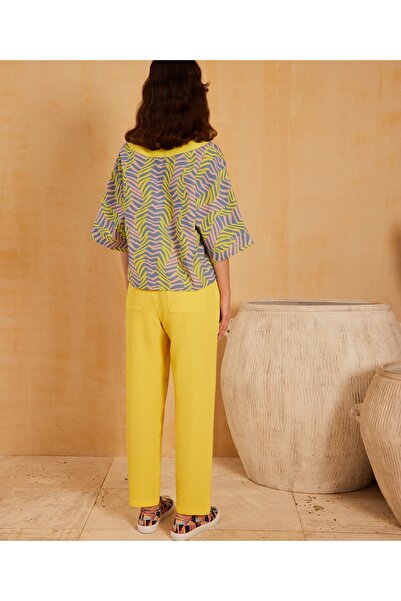 Yargıcı Lastik Detaylı Pantolon