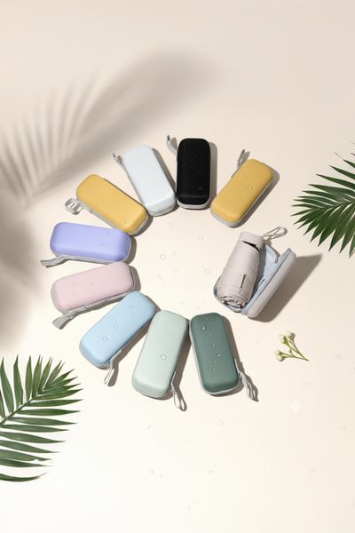 fenomex Çantalı Kapsül Şemsiye Pembe