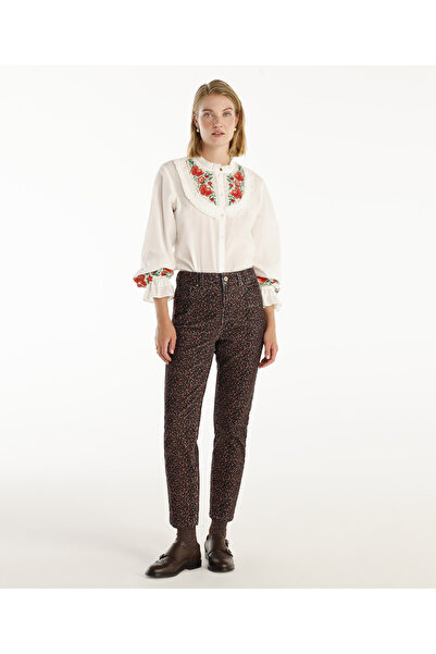 Yargıcı Yüksek Bel Mom Fit Pantolon