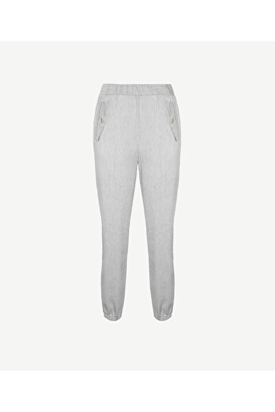 Yargıcı Beli Ve Paçası Lastikli Pantolon