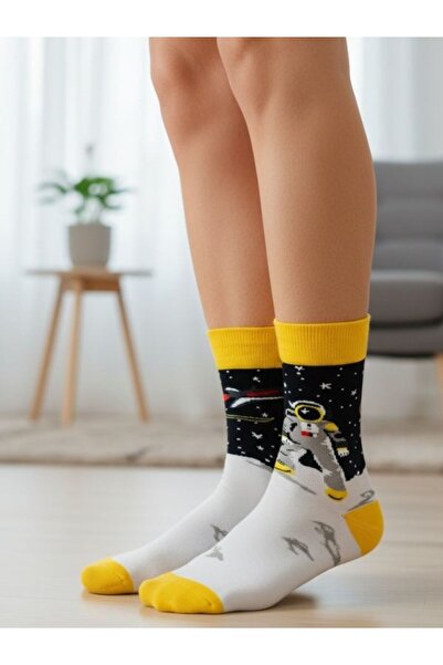 AKSU ÇORAP جوارب ذات طابع رائد فضاء يسارًا
