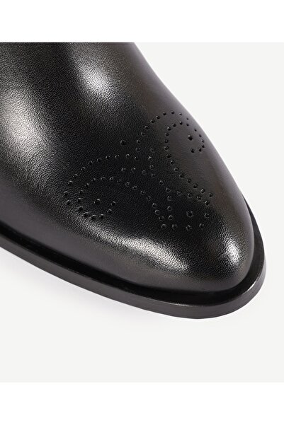 Yargıcı Yumuşak Tabanlı Lastikli Deri Bot