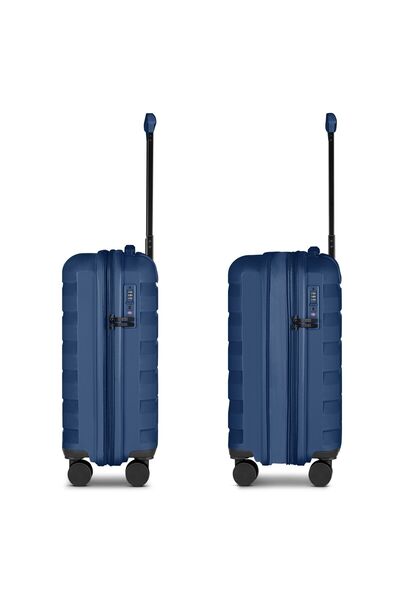 D&N Troler de cabină South Dakota cu 4 roți, mărimea S, 55 cm, cu pliuri extensibile