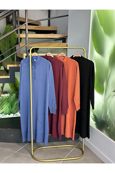 Armine Trend Çiçek Detaylı Merserize Tunik 25YTD4111 İndigo