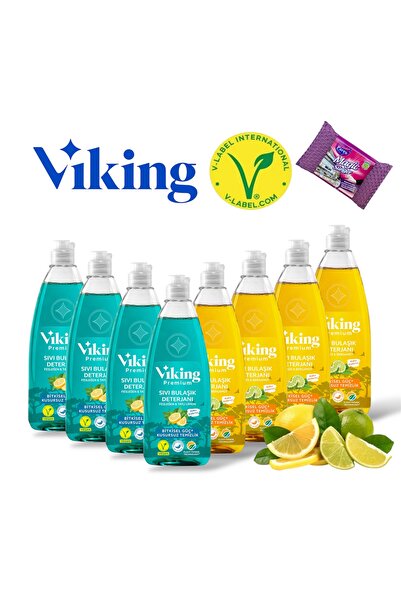 Viking Fesleğen & Limon X4 Nergis & Bergamot X4 Bulaşık Deterjanı Parex Magic...