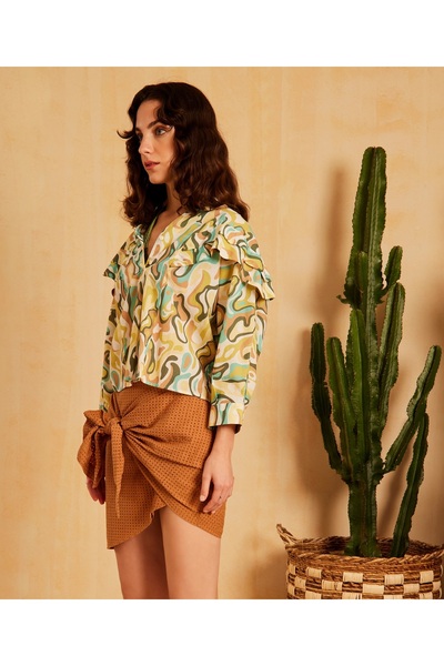 Yargıcı Kırma Detaylı Gömlek