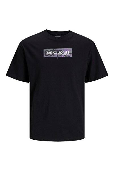 Jack & Jones Jack&Jones Мъжка тениска с голям размер - минималистичен стил - къс ръкав - за всеки ден