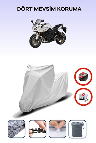 Breen Yamaha Fazer 8 Abs Gray Motorcycle Tarpaulin Rear Bag Unmatched