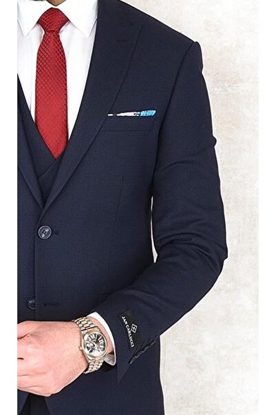 Jan Carlucci Slimfit Yelekli Drop 6 Takım