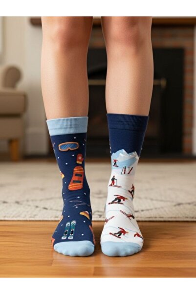 AKSU ÇORAP جوارب بنمط التزلج على الجليد على اليمين واليسار