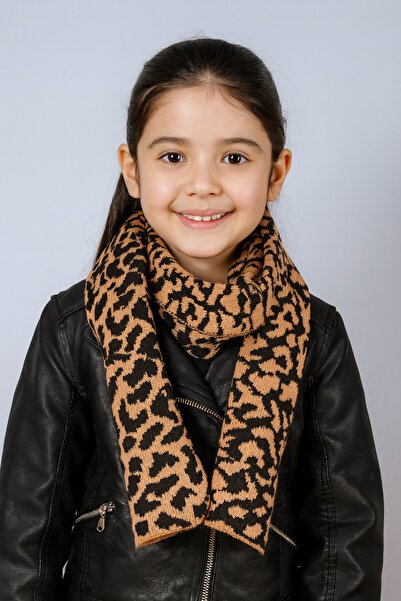 Sebir Moda imprimeu leopard eșarfe pentru copii (5-10 ani, 30x140cm)