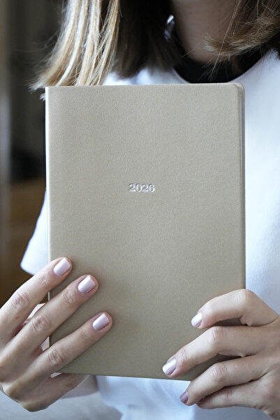 Victoria's Journals Smyth 2026 Weekly Agenda A5 (14x21cm) Ευέλικτο εξώφυλλο Ivory 80 γρ.