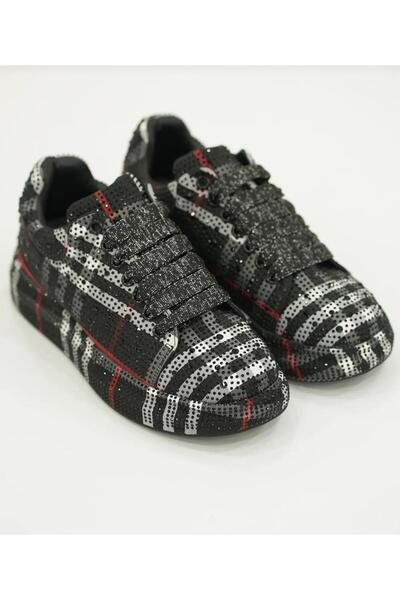 Guja 25Y451-3 36/41 Pantofi de damă cu model în carouri Stone Premium