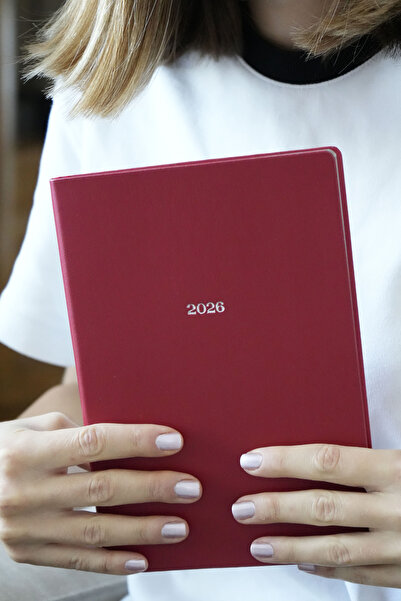 Victoria's Journals Smyth 2026 Haftalık Ajanda A5 (14x21cm) Esnek Kapak Ivory 80 gr.