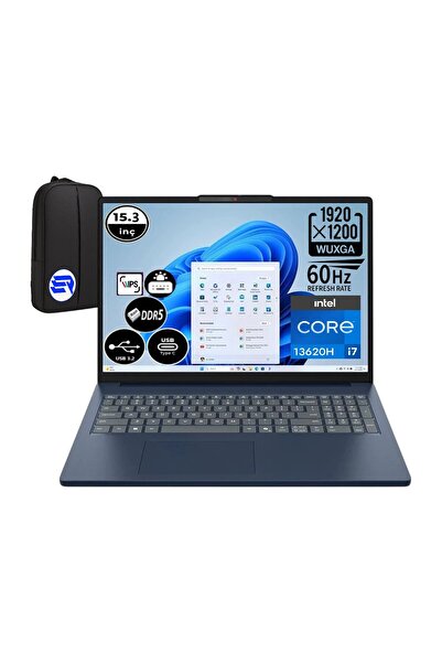 LENOVO Ideapad Slim 3 83K10061TR I7-13620H 16GB Ram 1tb SSD Wuxga 15.3" IPS W...