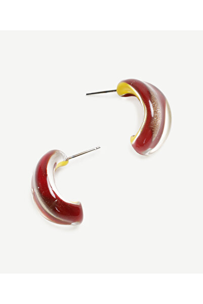 Yargıcı Cam Halka Küpe