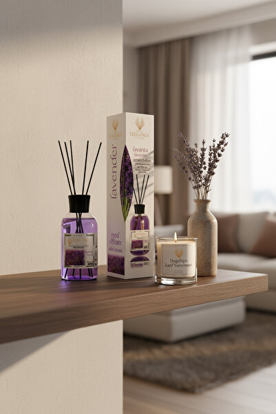 Elegance vip Perfume Lavanta.. Reed Diffuser Bambu Çubuklu Oda Kokusu (110 Ml)