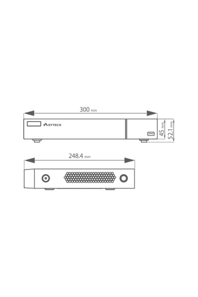 Asytech NVR 4 channels IP 5MP - VT series VT-N1304H